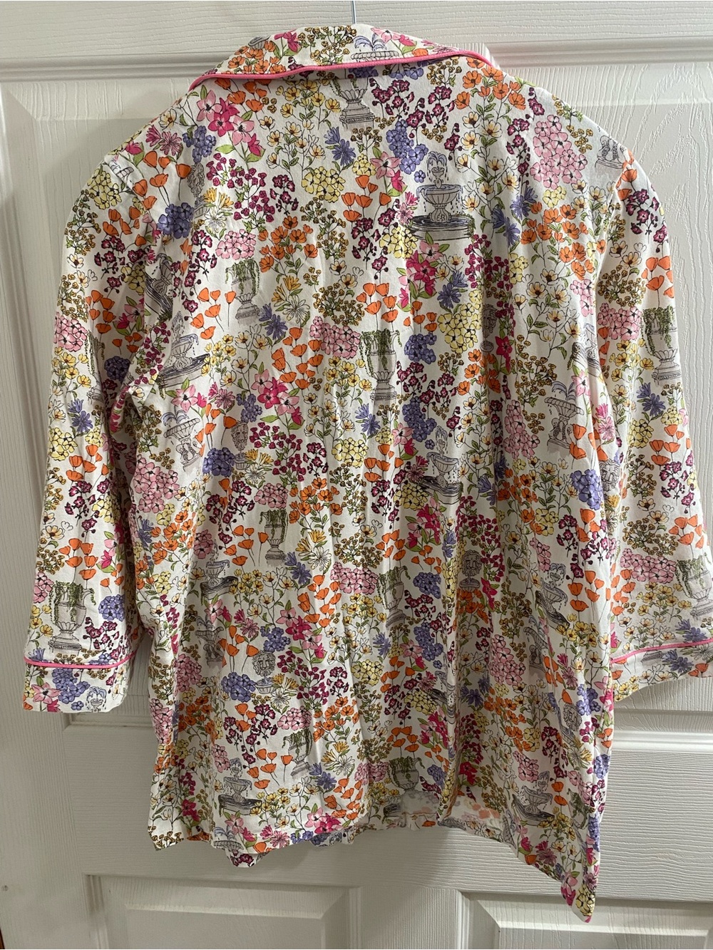 BedHead Women’s Floral Capri Pajama Set 3/4 sleeve - Picture 4 of 16